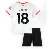 Liverpool Cody Gakpo #18 3rd trikot Kinder 2024-25 Kurzarm (+ Kurze Hosen)